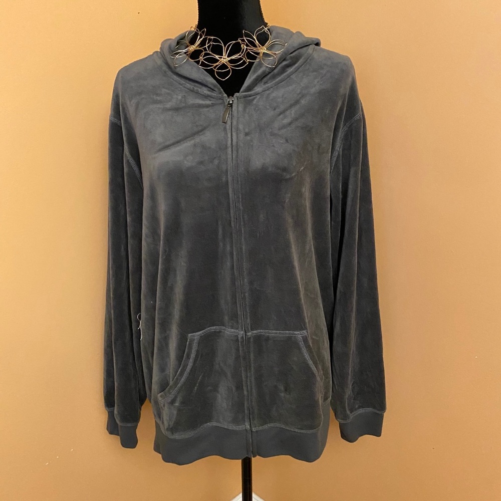 St Johns Bay velour jacket size 2X